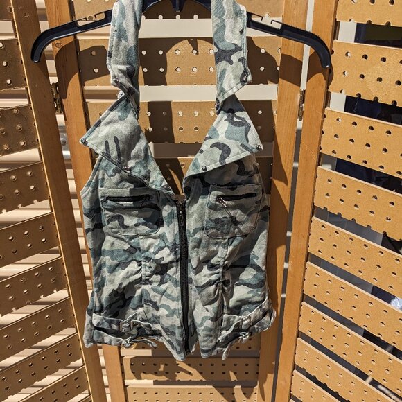 Lydia Camo Vest Sz L - Picture 1 of 5